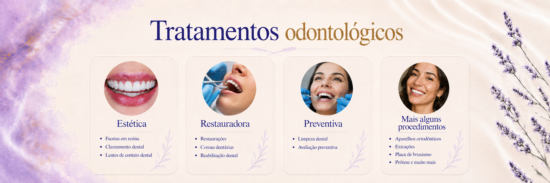 Tratamentos odontológicos da Lavíe